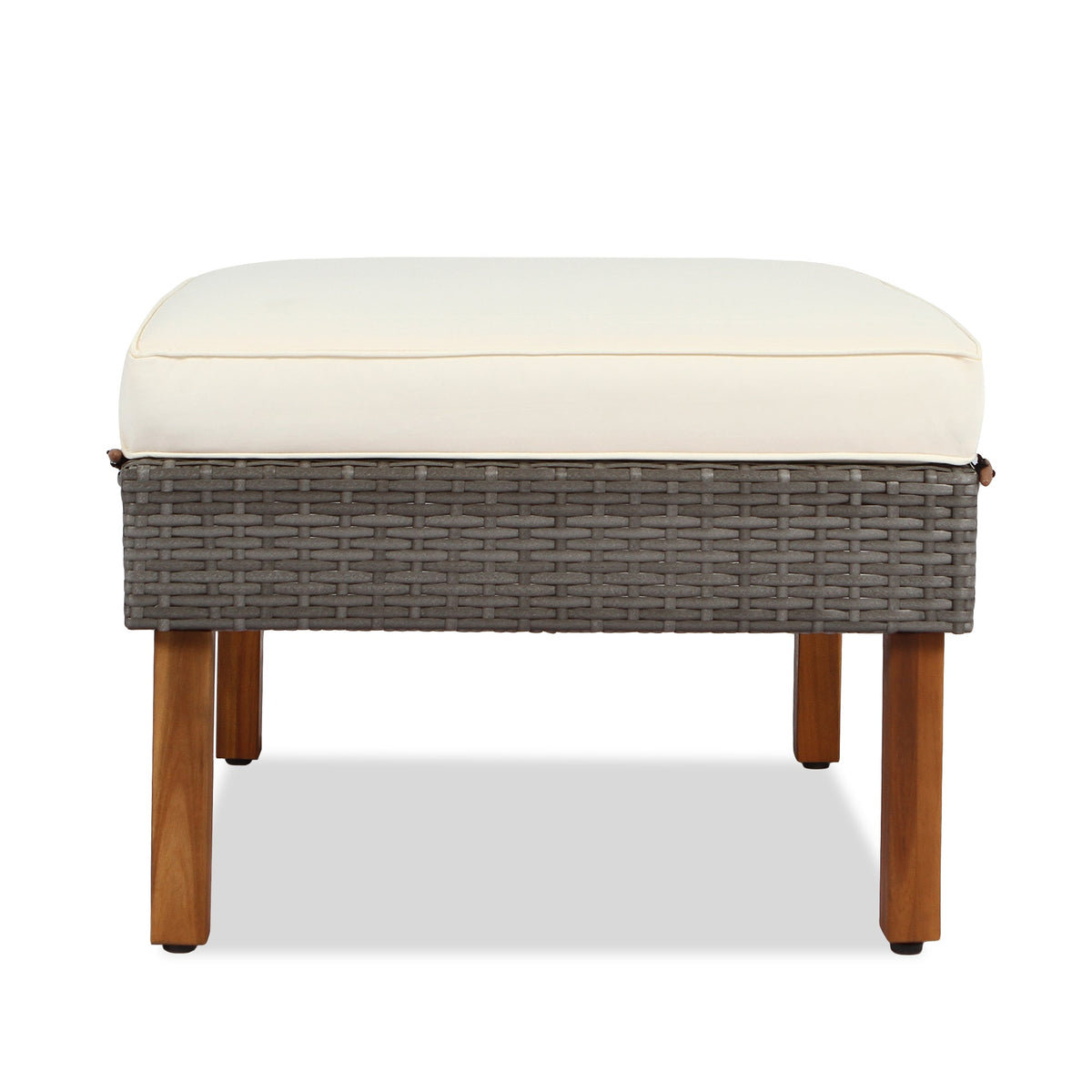 Patio Rattan Sofa Set with Washable Cushions, 9 Pieces