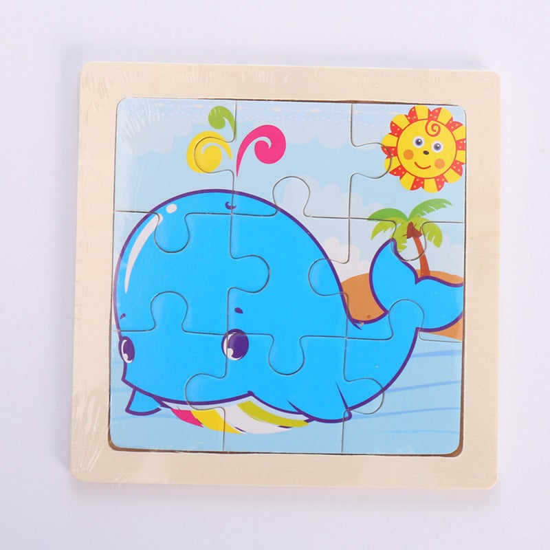 Wooden Puzzle Toys for Early Learning & Fine-Motor Fun