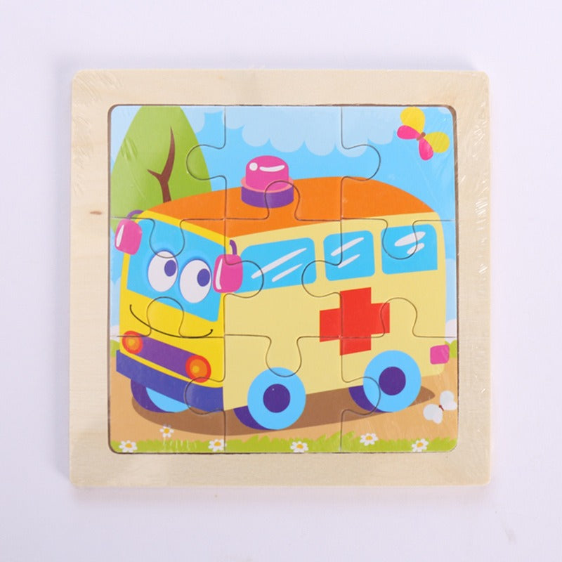 Wooden Puzzle Toys for Early Learning & Fine-Motor Fun