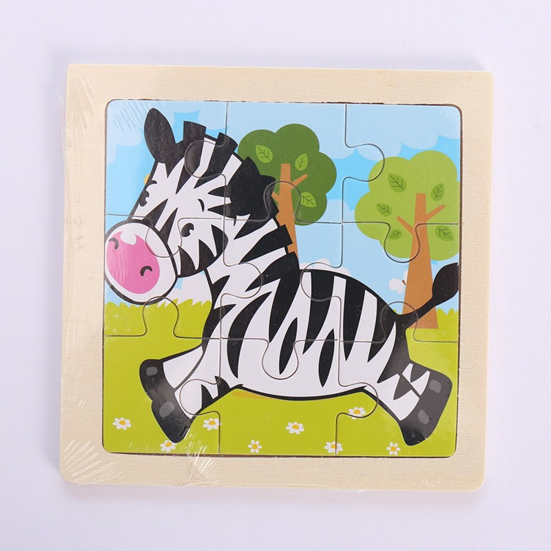 Wooden Puzzle Toys for Early Learning & Fine-Motor Fun