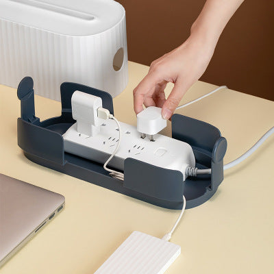 Large Desk Cable Box to Hide Power Strips and Cords