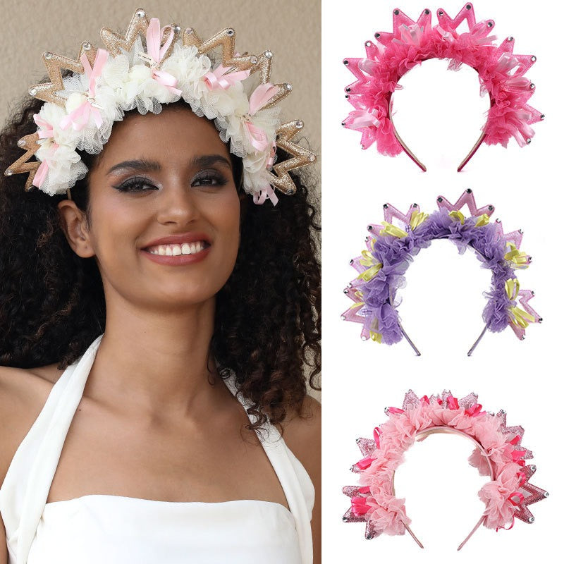 Crown Hair Hoop Headband for Festive Style