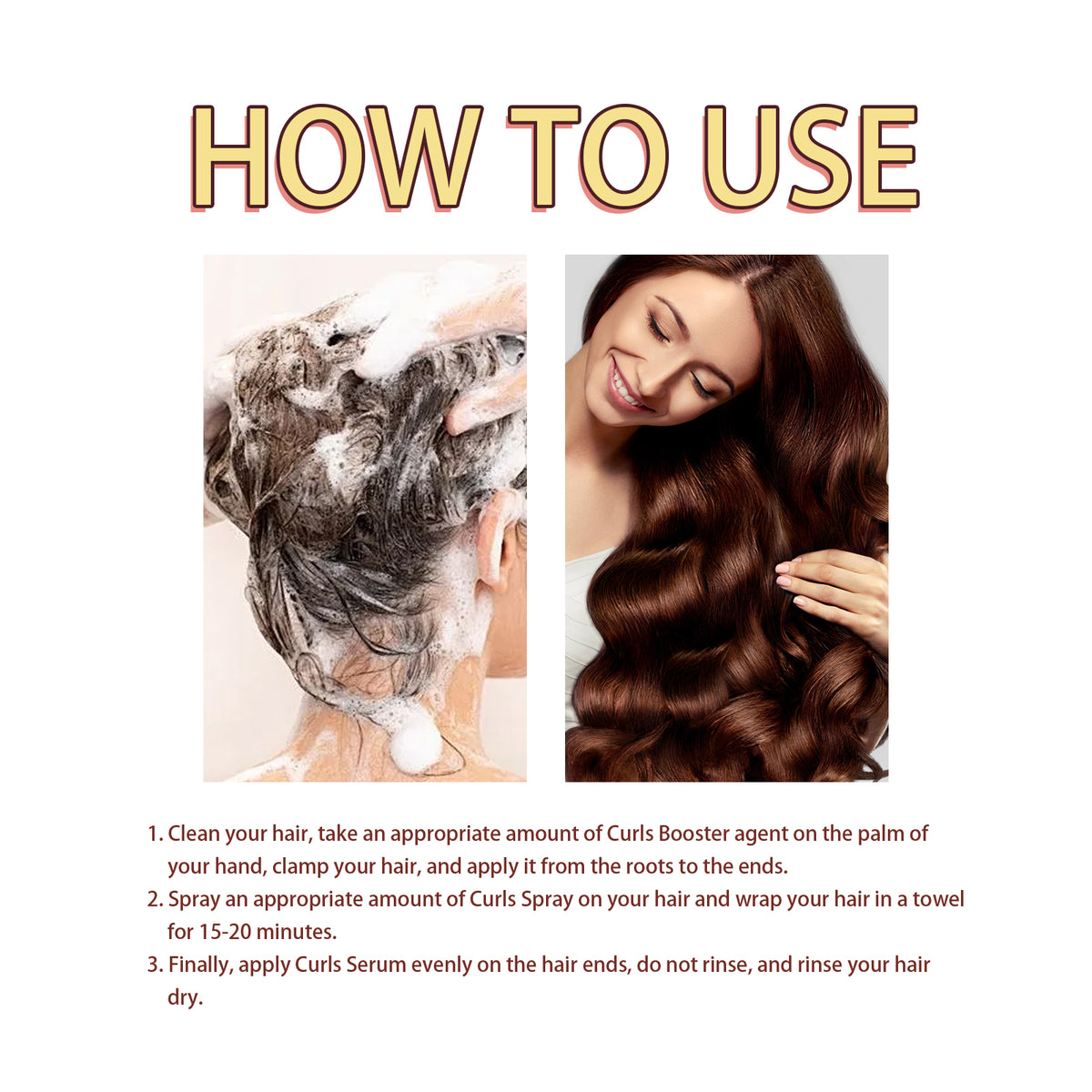 Curly Hair Styling Set for Moisturized, Defined Curls
