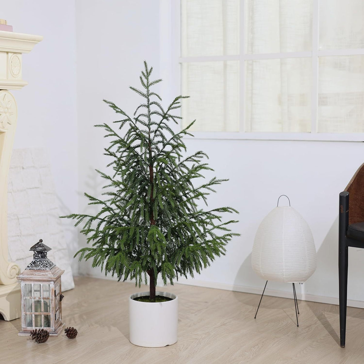 90cm Norfolk Pine Christmas Tree | Low-Maintenance Decor