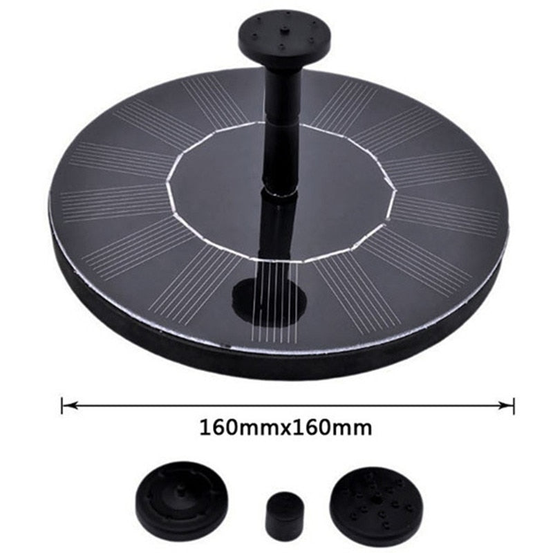 Solar Floating Fountain for Ponds and Birdbaths