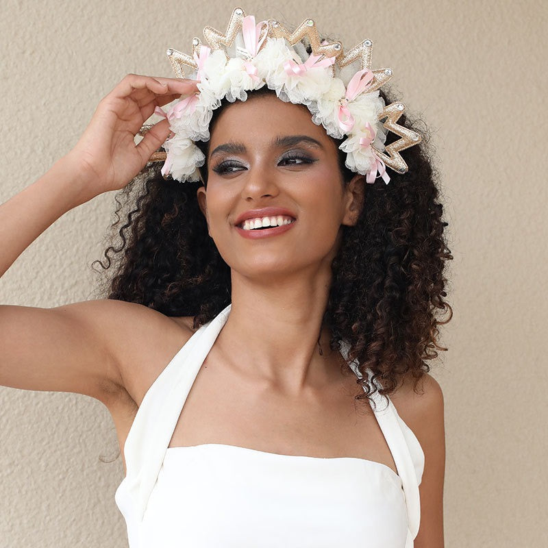 Crown Hair Hoop Headband for Festive Style