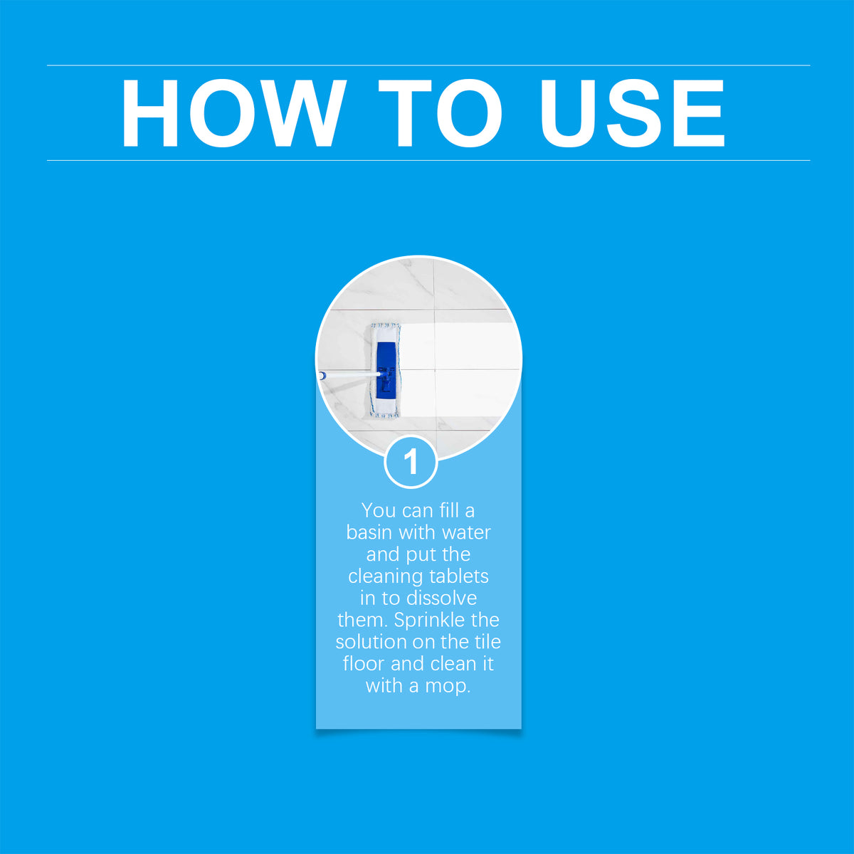 Ceramic Tile Cleaning Tablets for Sparkling Surfaces