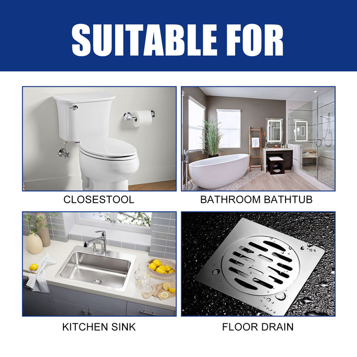 Drain Cleaner Powder for Clogs, Odors & Slow Drains