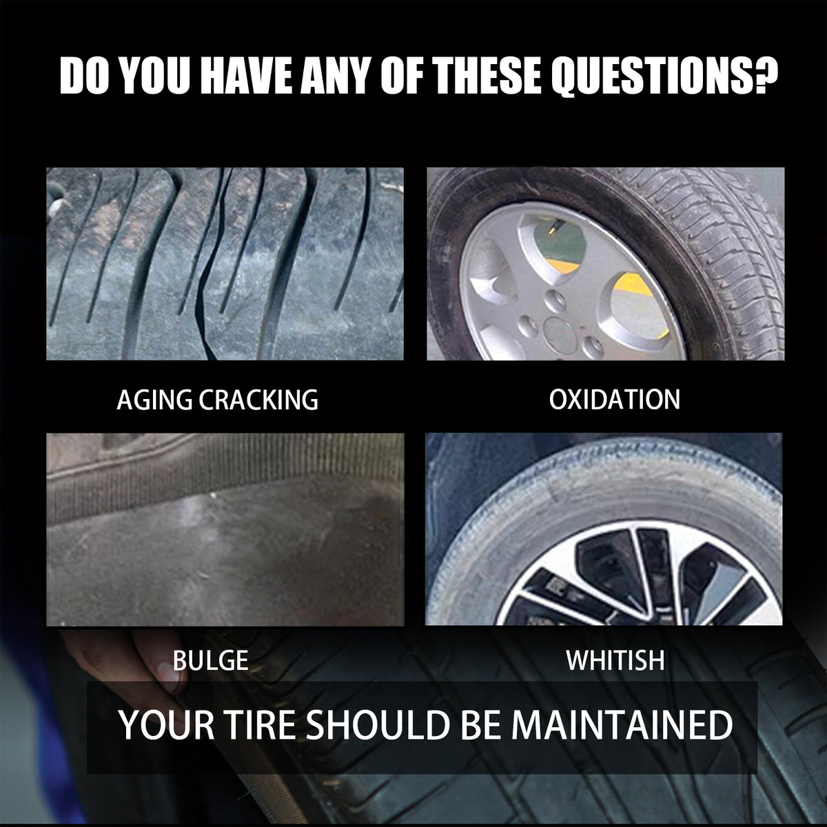 Tire Coating Agent for Persistent Black Tire Shine