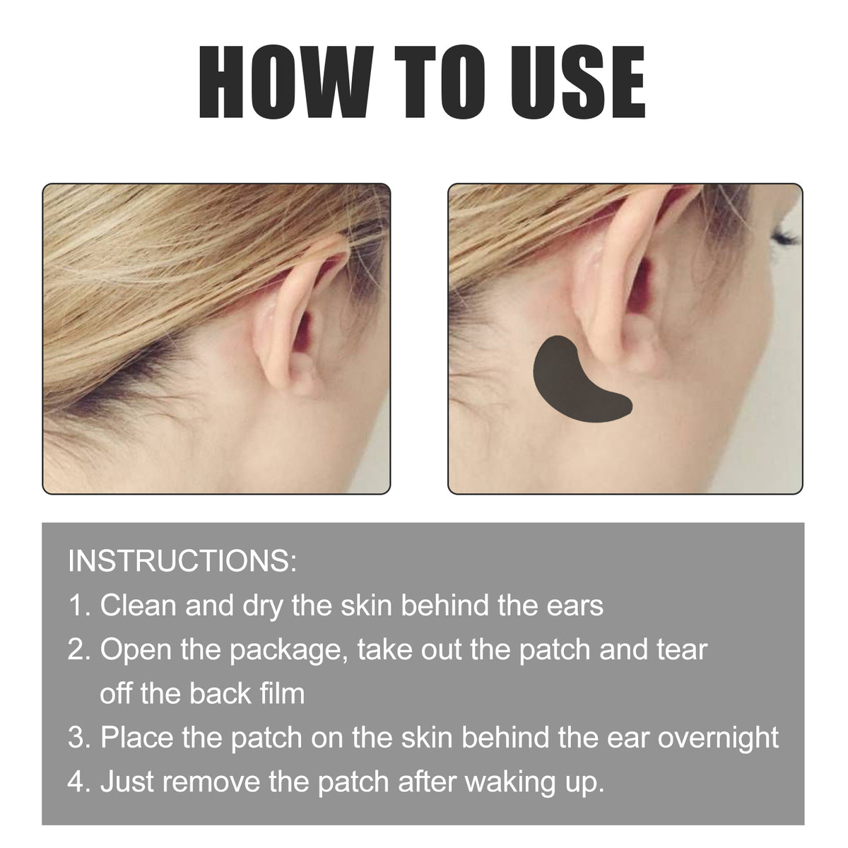Black Truffle Ear Pads for Nighttime Ear Comfort