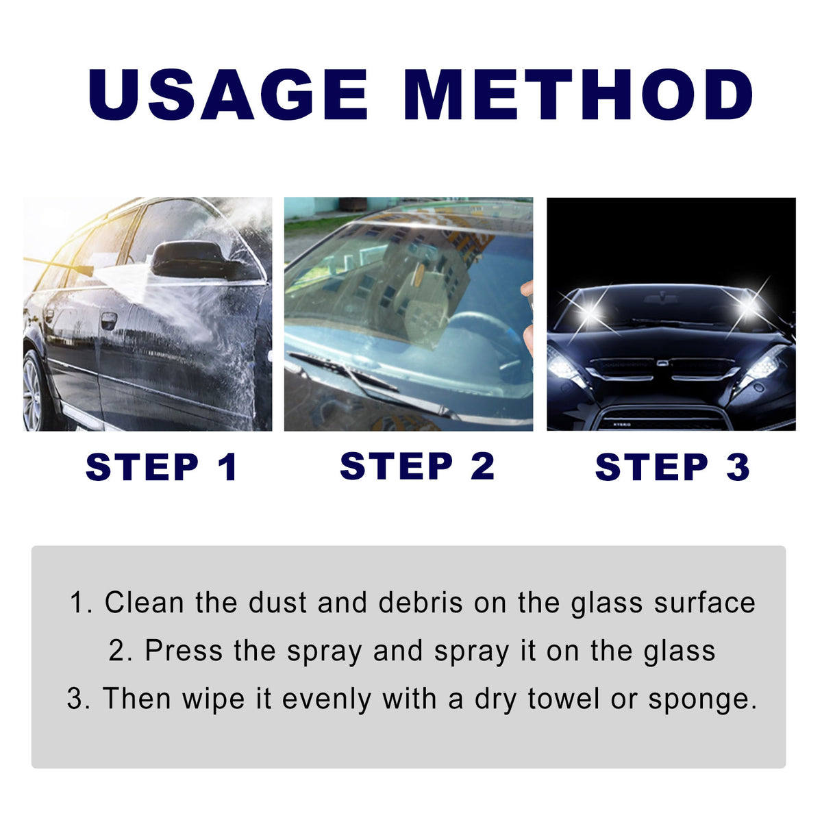 Anti-Fog Windshield Spray for Clearer, Safer Driving