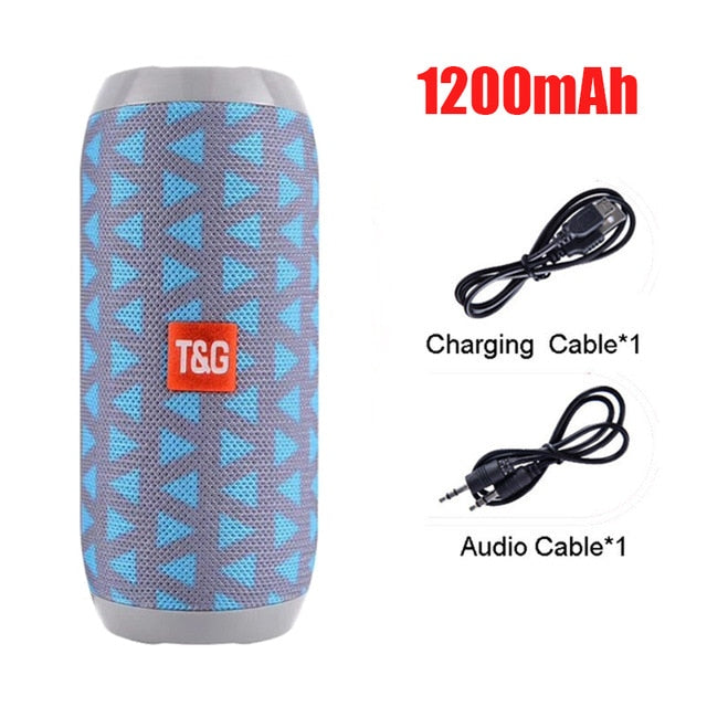 Portable Bluetooth Speaker – 3D Stereo Sound & 800mAh Battery