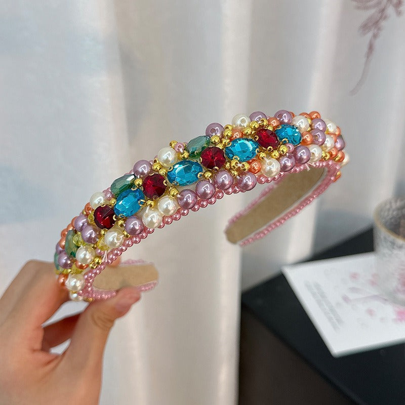 Pearl Crystal Headband for Instant Retro Glamour Looks