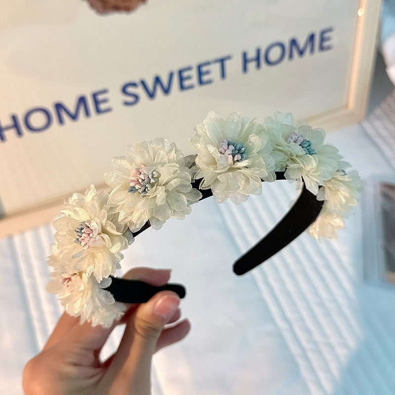 Floral Headband Hair Hoop for Romantic Statement Style