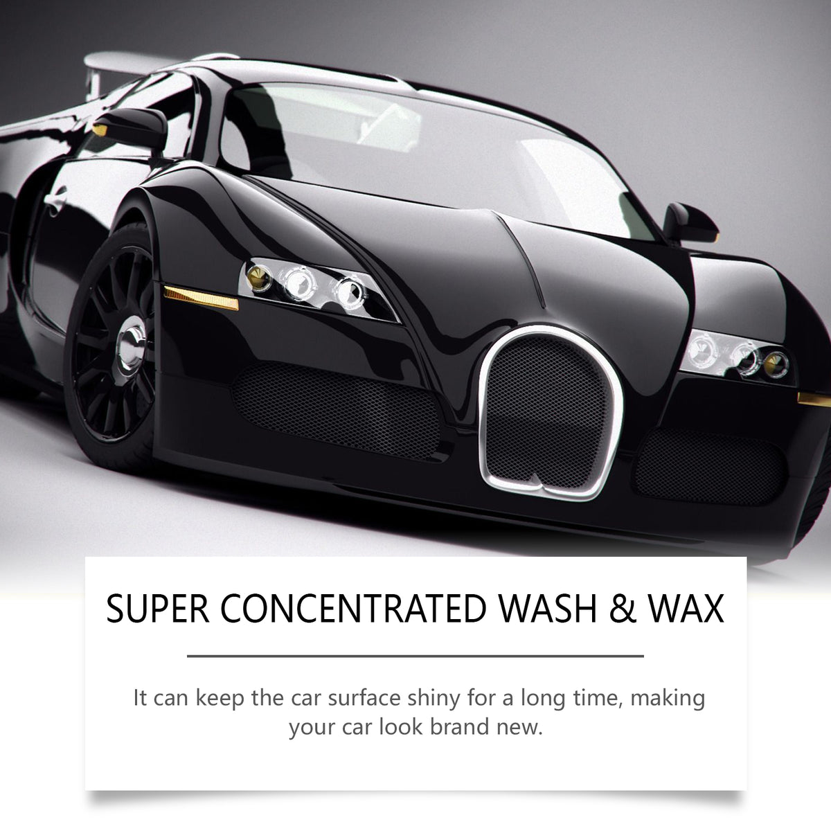Car Wash Liquid with Wash & Wax for a Lasting Shine
