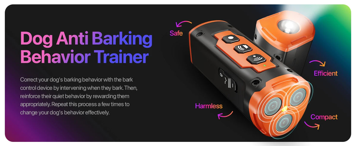 Ultrasonic Dog Training Device for Barking Control