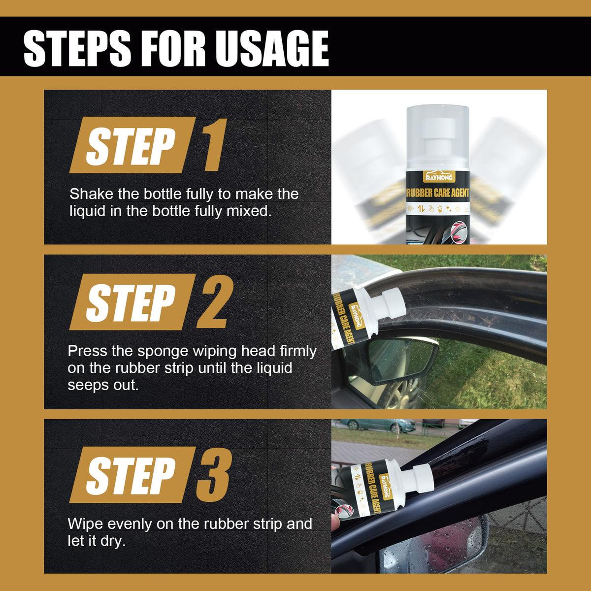 Automotive Rubber Seal Care for Cracks, Aging & Moisture