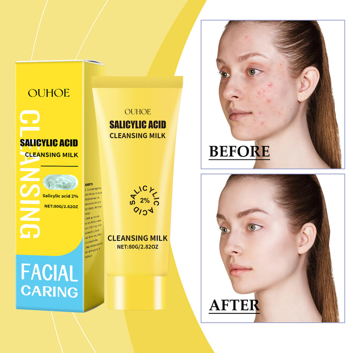 Salicylic Acid Cleanser for Blackheads – Gentle Foam, No