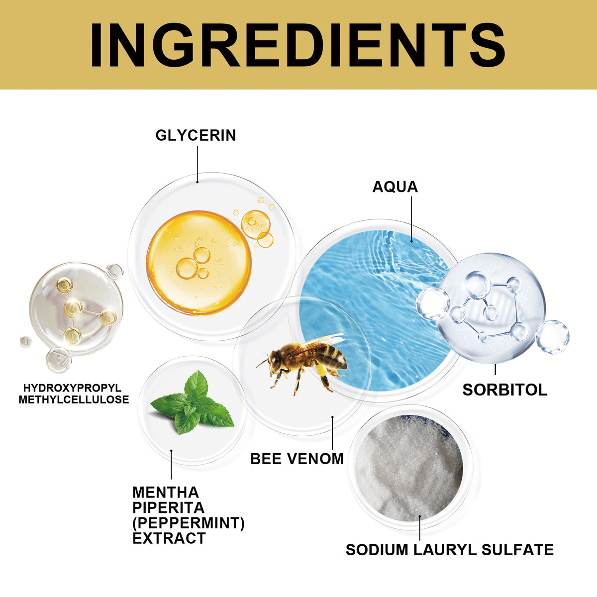 Bee Venom Toothpaste for Daily Gum Care & Fresh Breath