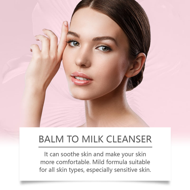 Facial Cleanser Balm-to-Milk for Calm, Softer Skin