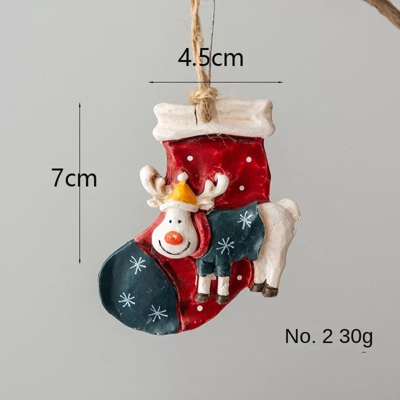 Retro Christmas Ornament Set for Nostalgic Tree Decor
