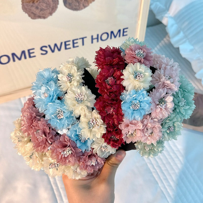 Floral Headband Hair Hoop for Romantic Statement Style