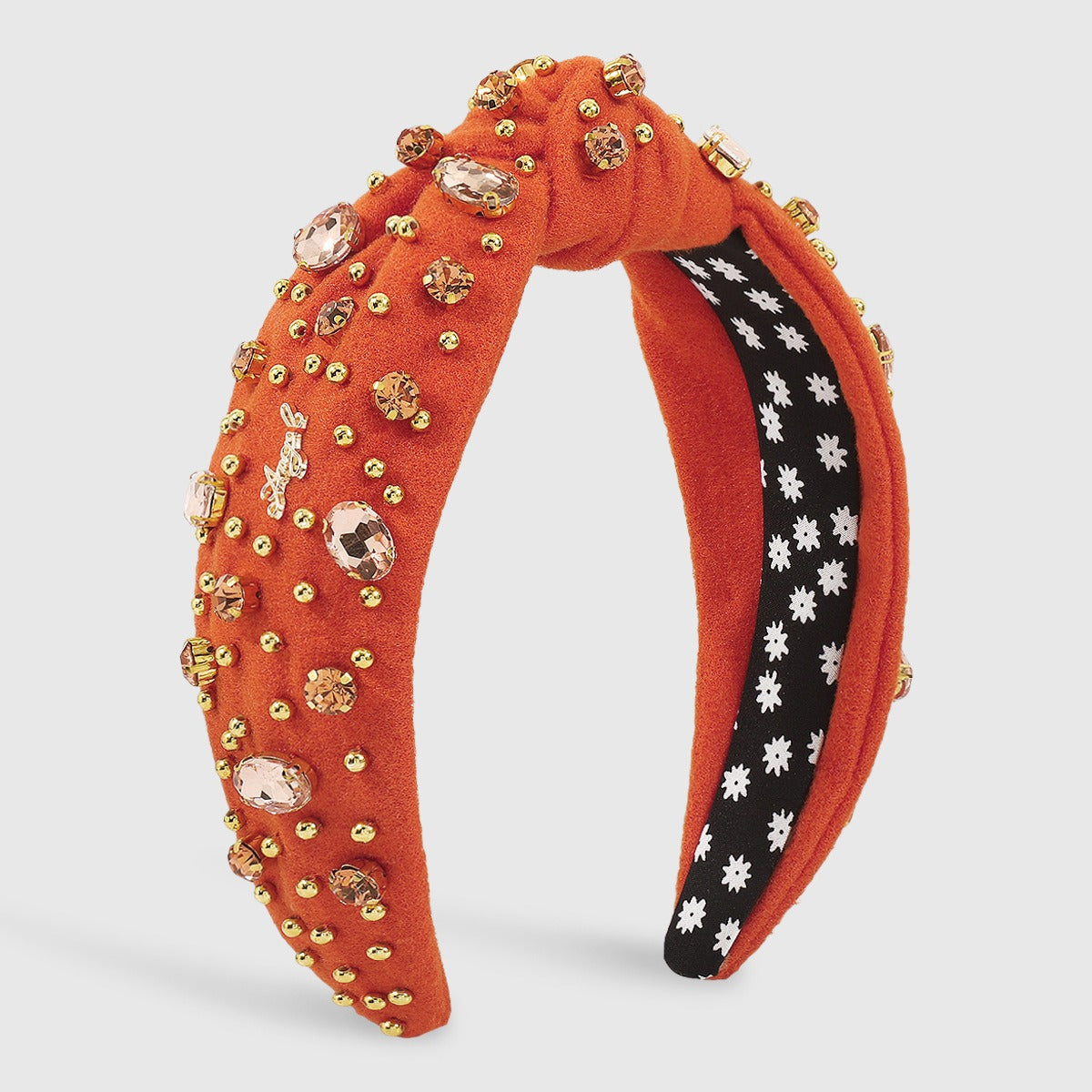 Padded Headband for Bold, Jewel-Embellished Style