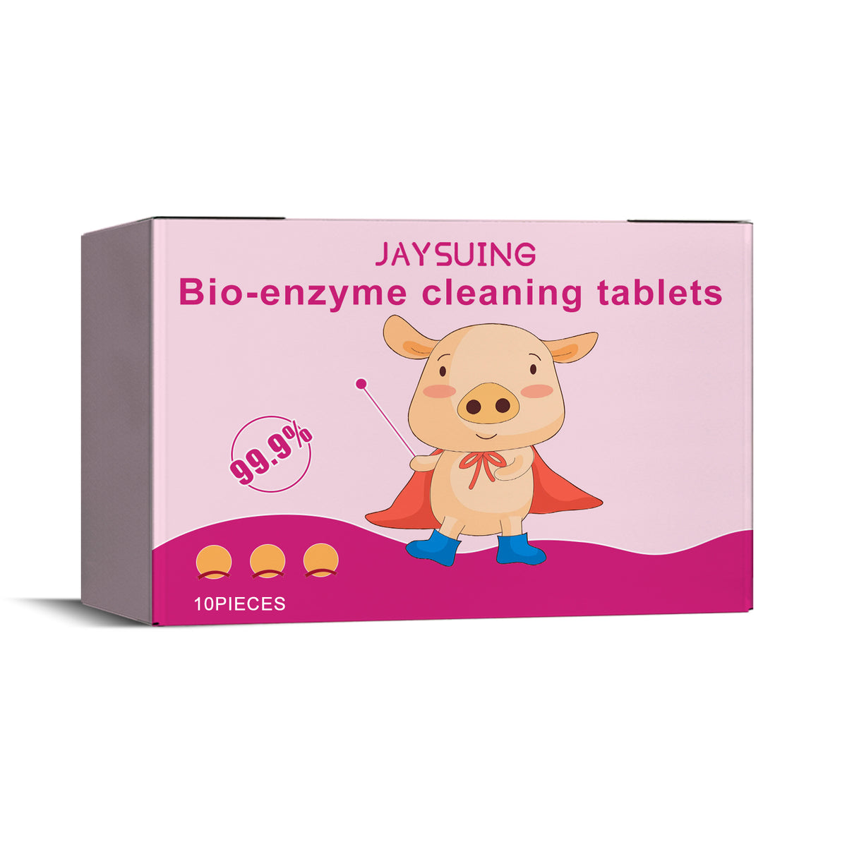 Bio-Enzyme Stain Remover Tablets for Stubborn Clothes