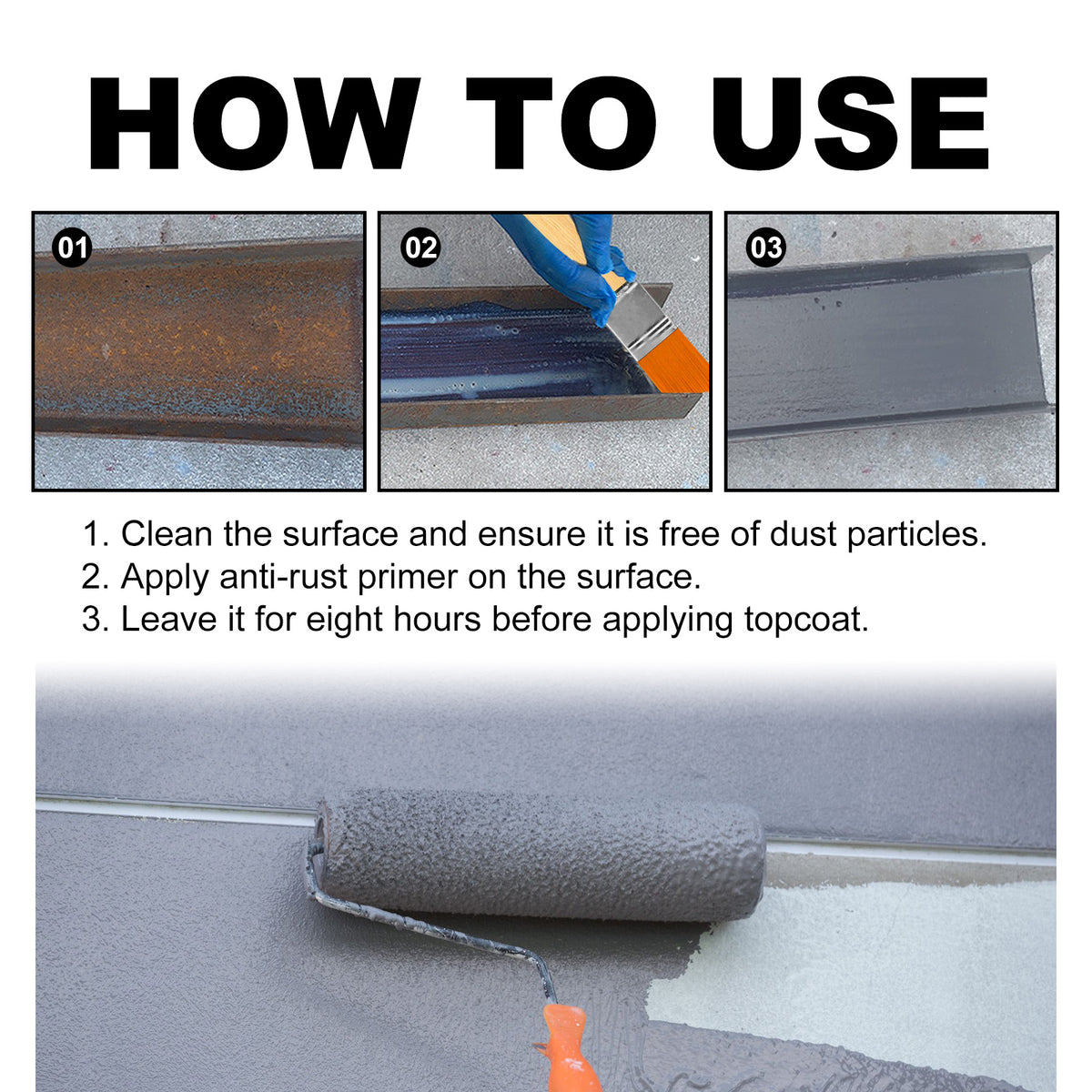 Rust Converter Primer for Weather-Resistant Metal Repair