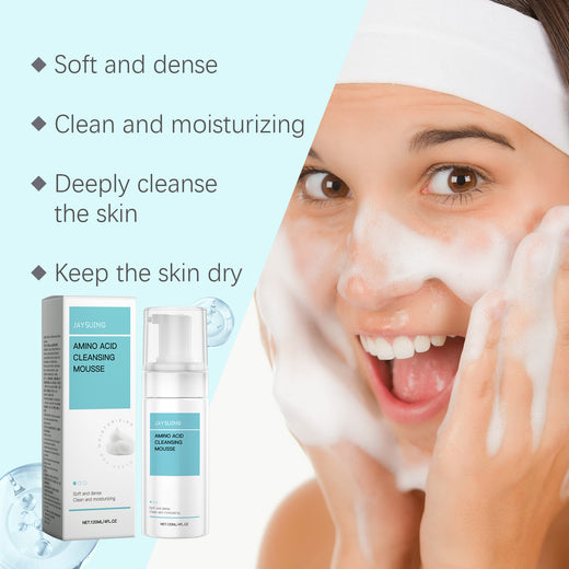 Amino Acid Foam Cleanser That Never Strips Skin Dry