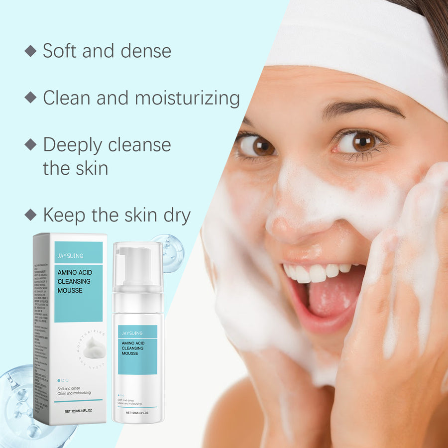 Amino Acid Foam Cleanser That Never Strips Skin Dry