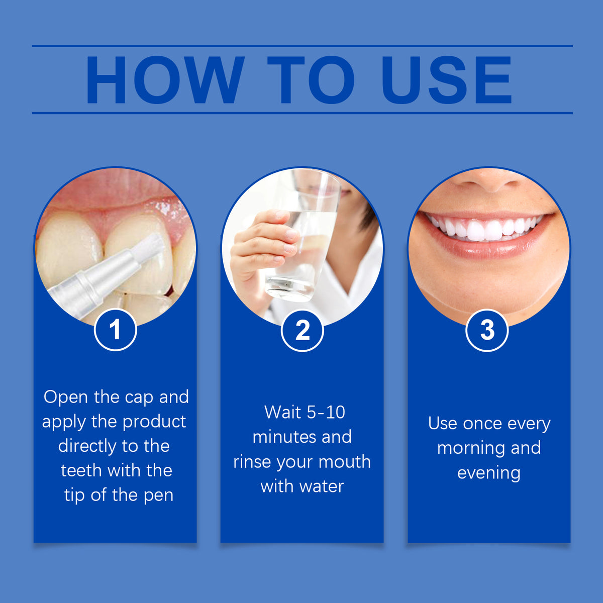 Teeth Whitening Pen Set for Fresh, Brighter Smiles