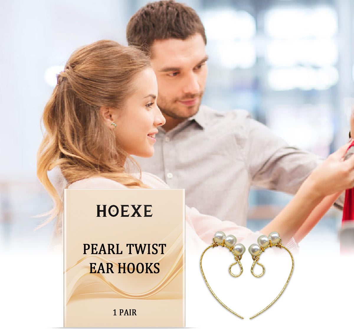 Pearl Twist Ear Hook Earrings for Elegant Everyday Styling
