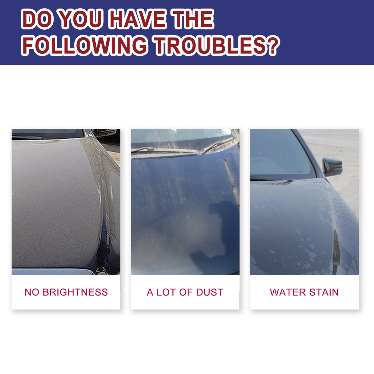 Car Coating Spray for Glossy Water-Repellent Paint