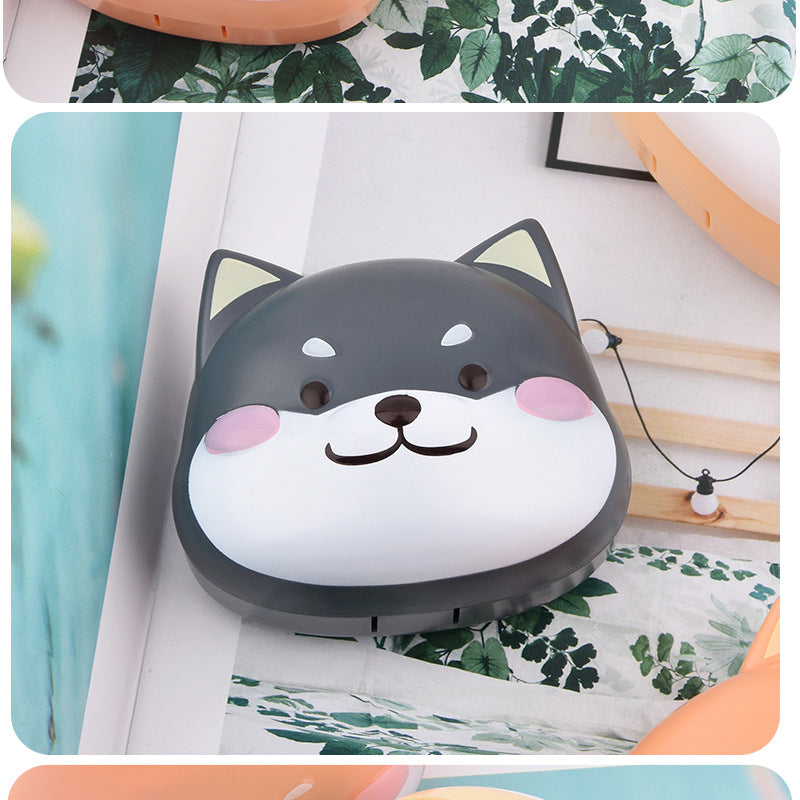 Shiba Inu Contact Lens Case — 3D Kawaii Storage Box