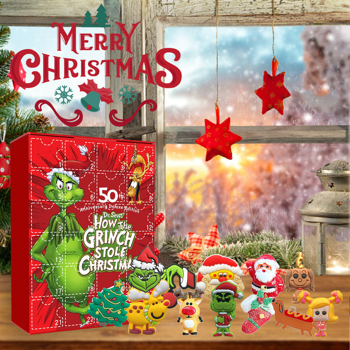 Grinch Blind Box Christmas Countdown Collectible Set