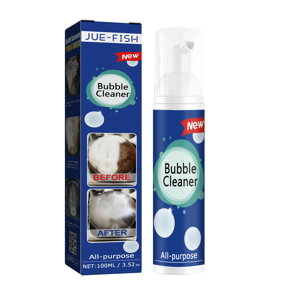 Oil Foam Cleaner for Heavy Kitchen Grease and Grime