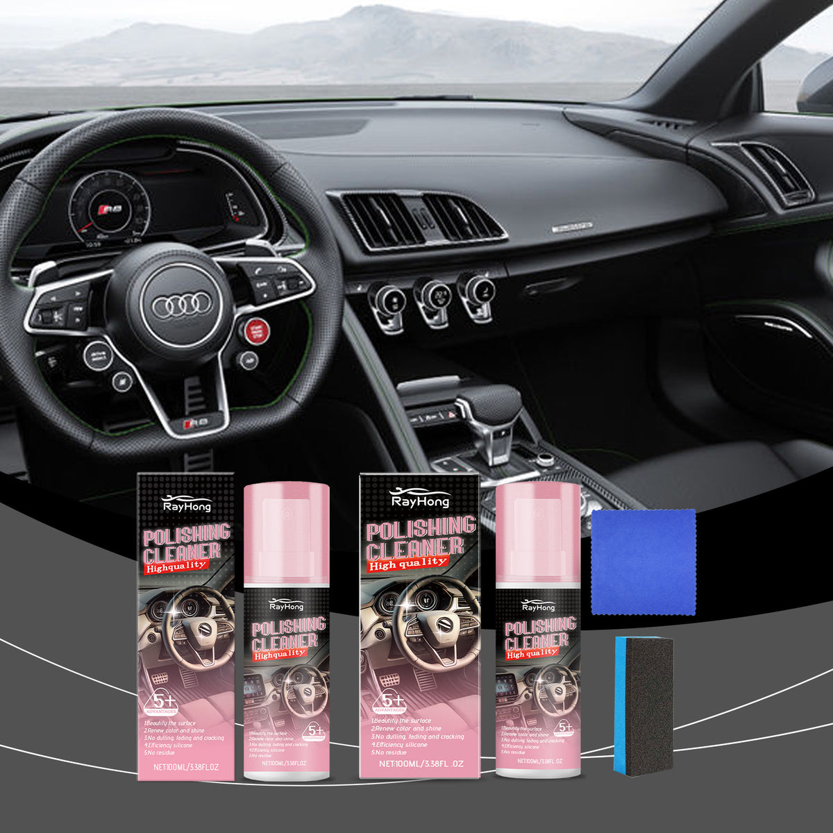 Automotive Interior Cleaner with Long-Lasting Gloss