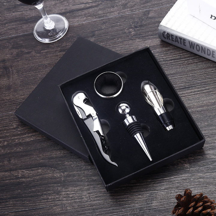 Wine Opener Set With Serving Tools & Presentation Box