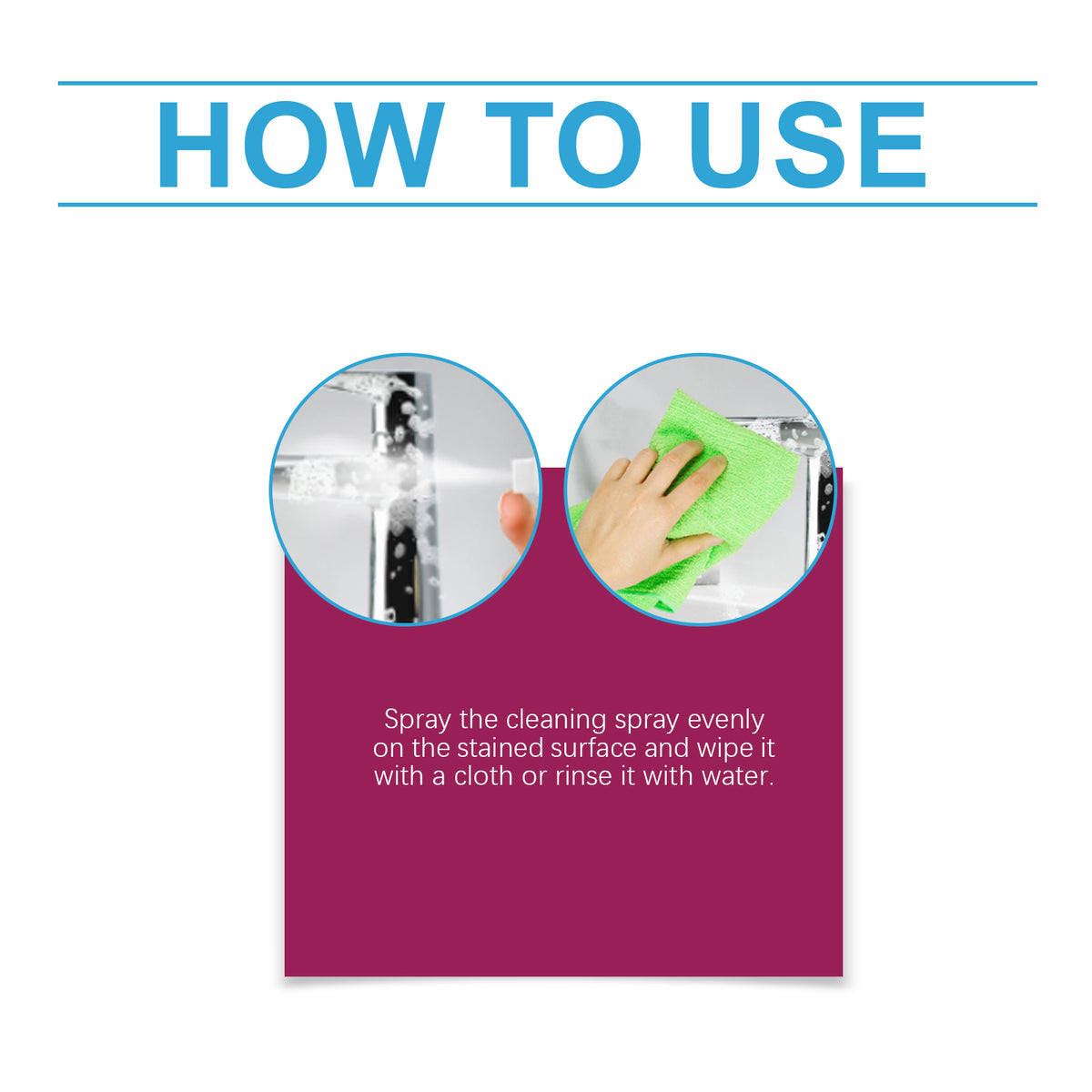 Bathroom Foam Cleaner for Soap Scum and Scale