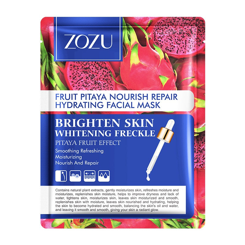 Fruit Sheet Masks for Oil Control, Brightening & Hydration