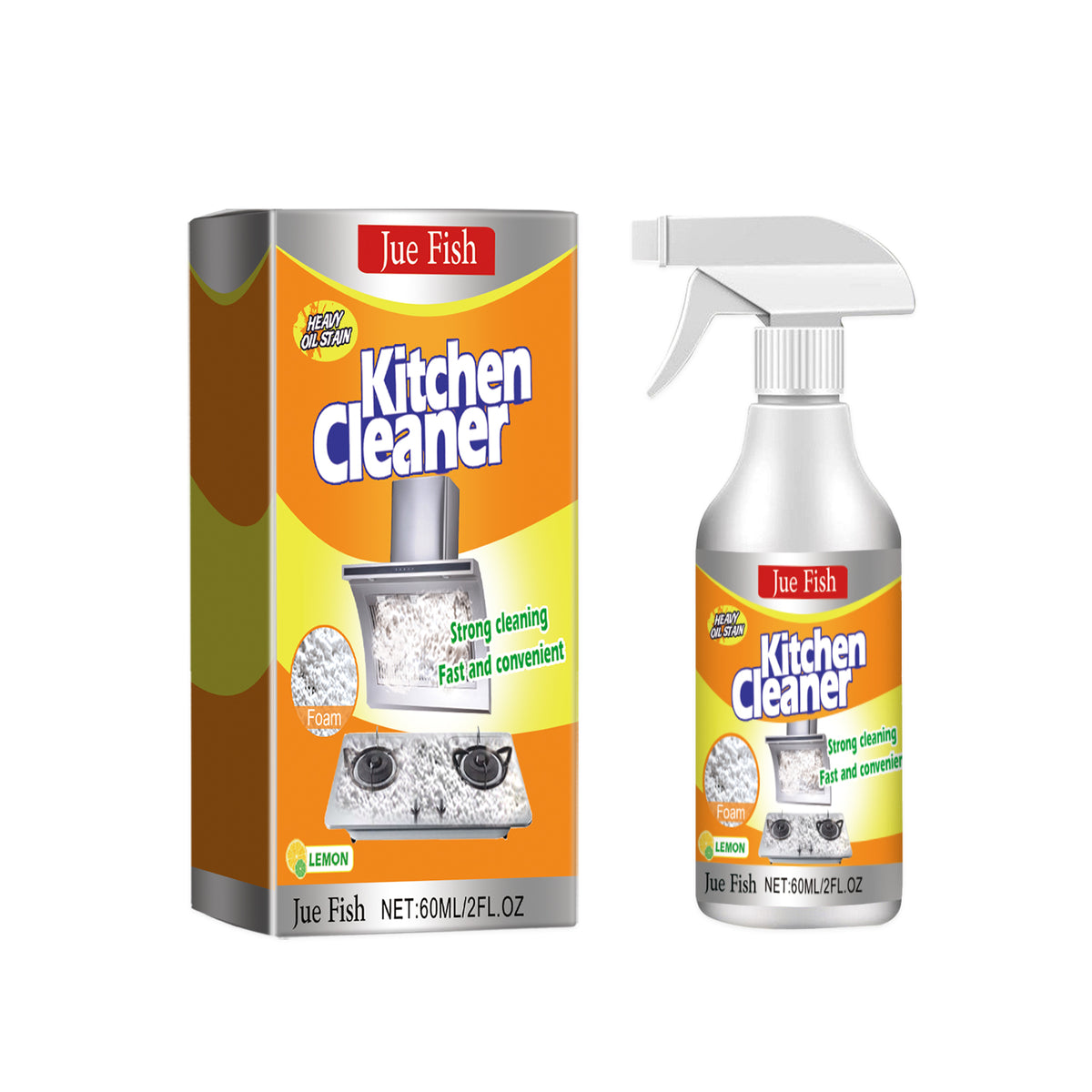 Kitchen Foam Cleaner for Heavy Grease Deep Cleaning
