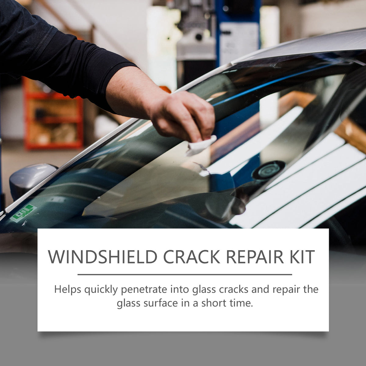 Windshield Crack Repair Kit for Clearer Driving Vision