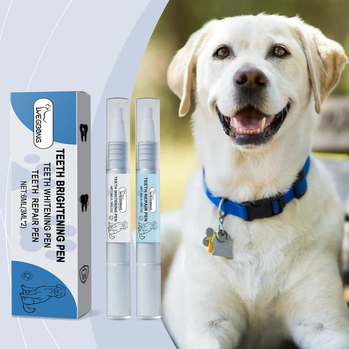 Pet Teeth Cleaning Pen Set for Whiter Teeth & Fresh Breath