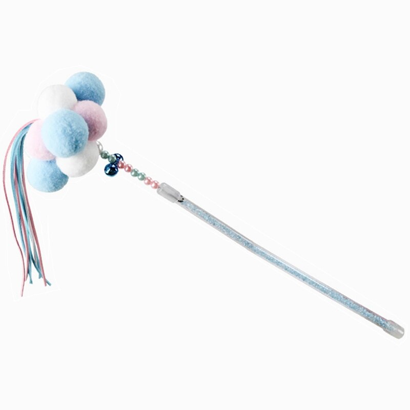 Cat Teaser Wand Toy for Interactive Indoor Cat Play