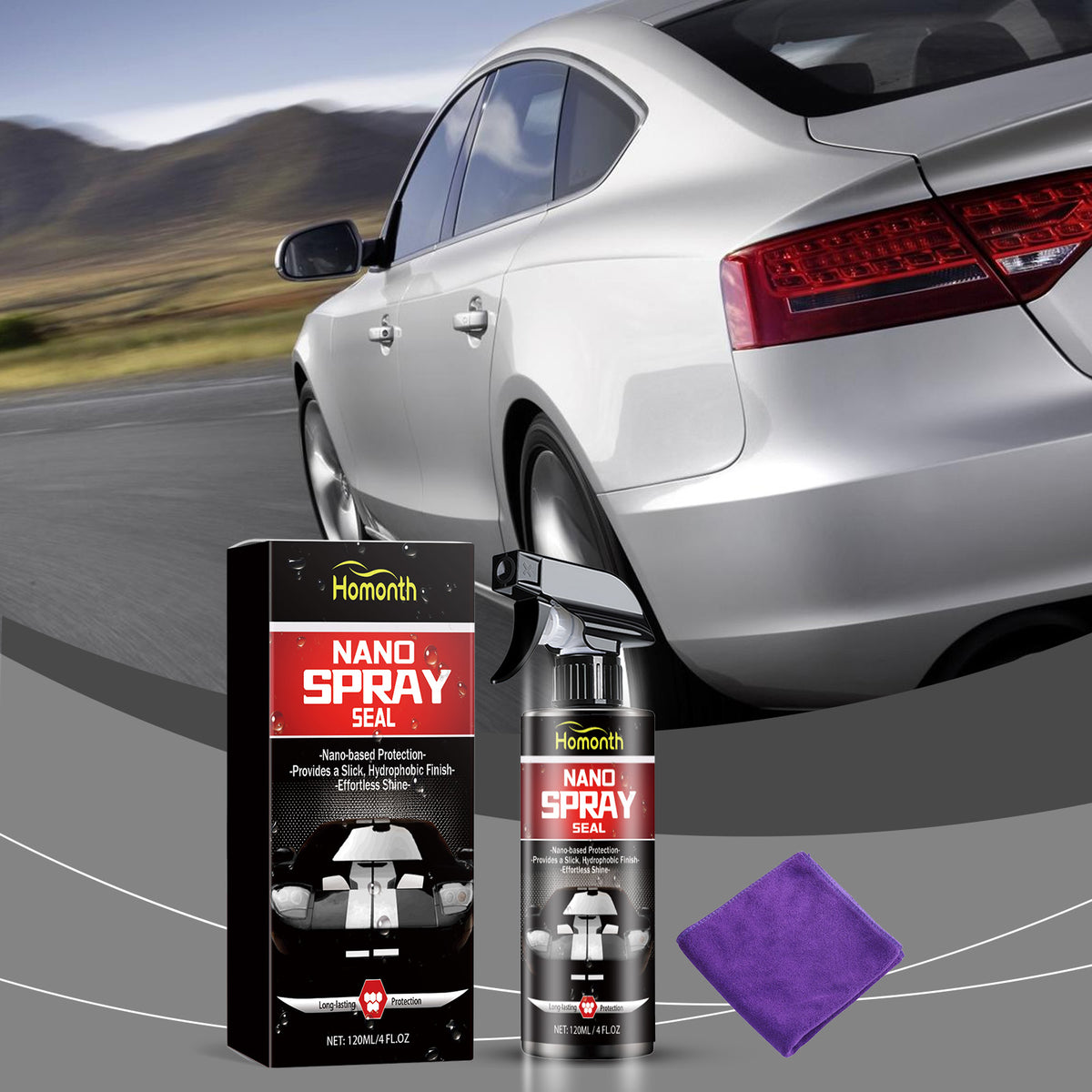 Automotive Nano Coating Spray for Hydrophobic Shine