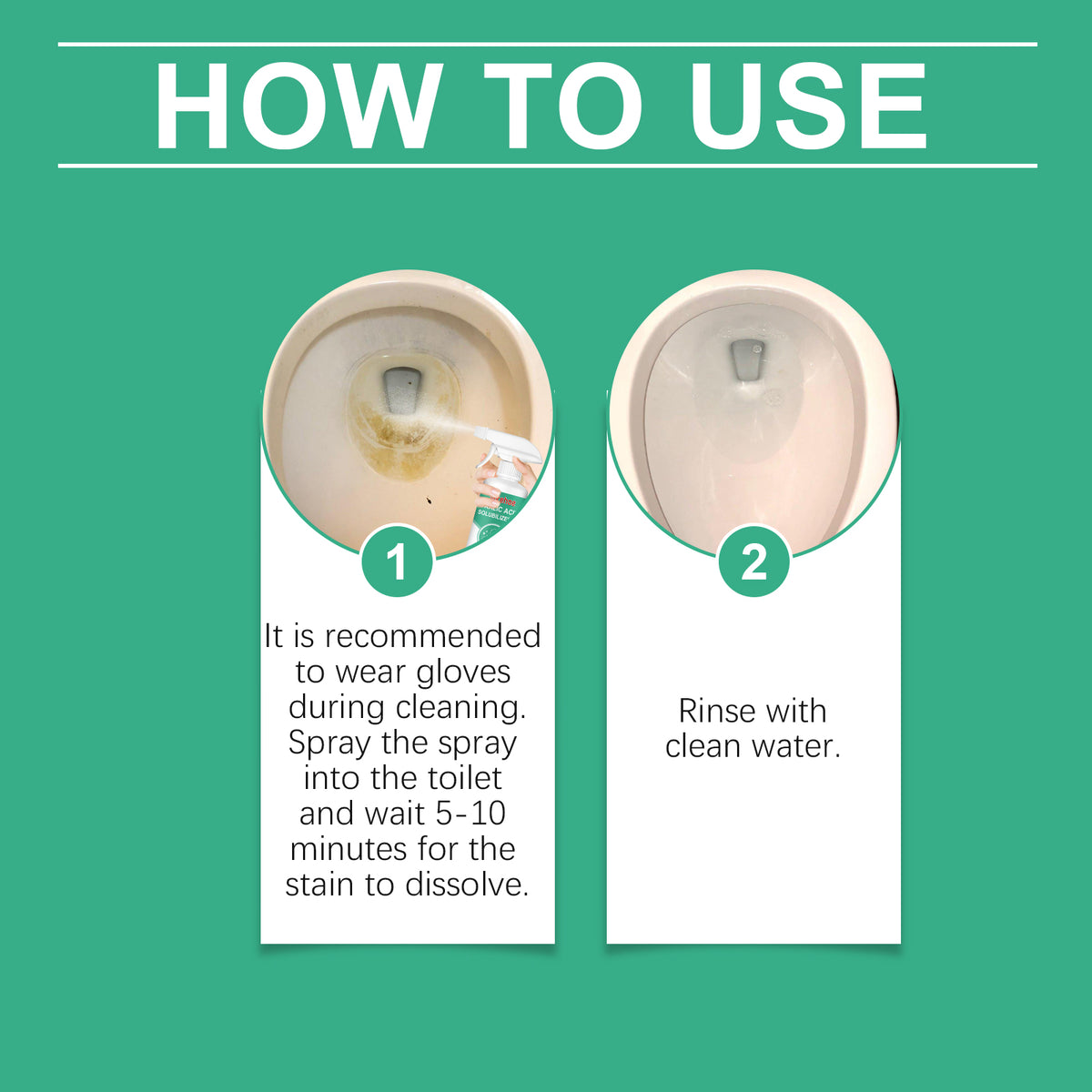 Bathroom Cleaner Spray for Stubborn Limescale Buildup