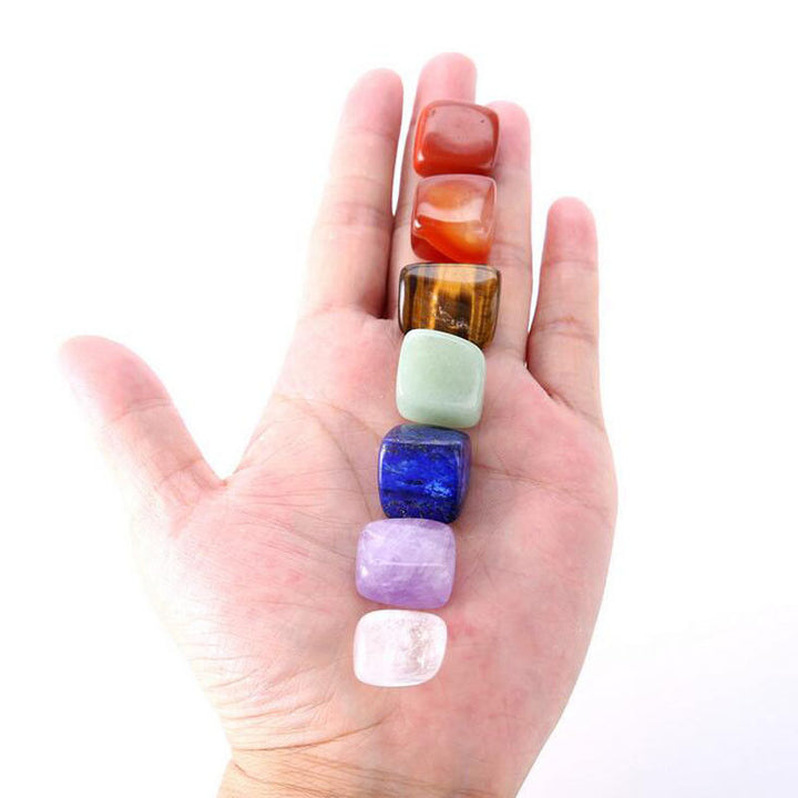 Chakra Healing Stones Set — 7 Authentic Crystals for Energy