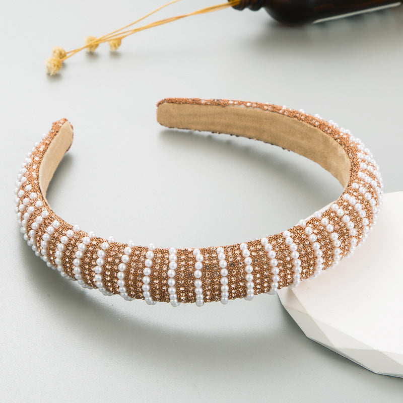 Pearl Rhinestone Headband for Instant Glamorous Style