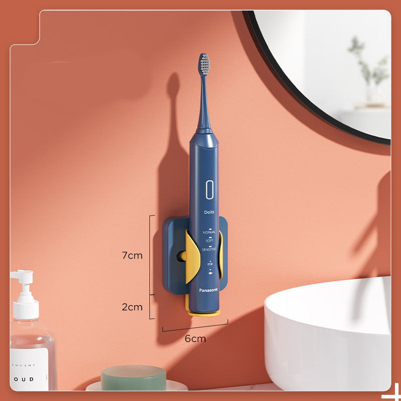 Punch-Free Electric Toothbrush Wall Holder for Renters